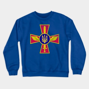 Ukraine Air Force // Vintage-Style Emblem Design Crewneck Sweatshirt